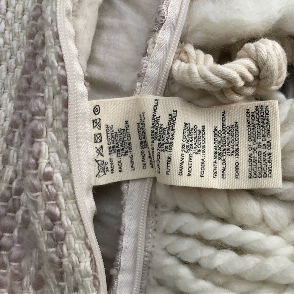 Lot 3 Anthropologie Wool Pillow Shams Tammy Kanat - Picture 10 of 15